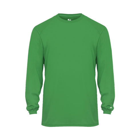 Badger Sport B-Core L/S Tee (410400-001204), Color 'Kelly'